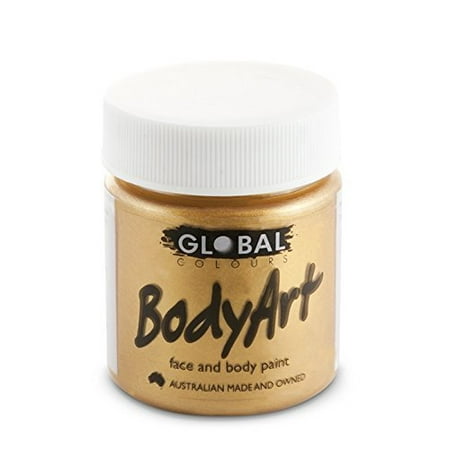 Global Body Art Face Paint - Liquid Gold (45 ml/1.5
