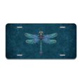 thumbnail image 1 of SignMission A-LP-03-620 Vibrant Dragonfly Aluminum License Plate, 1 of 1