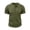 Army Green, variant on Men's Henley Shirts Summer Short Sleeve Regular Fit Tops Solid Color Vintage Casual Button Neck T-Shirts