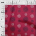 thumbnail image 1 of oneOone Cotton Flex Fabric Spiral & Floral Block Printed Craft Fabric BTY 40 Inch Wide, 1 of 4