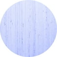 thumbnail image 1 of Ahgly Company Indoor Round Solid Blue Modern Area Rugs, 4' Round, 1 of 4
