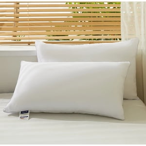 pstuiky Pure White Brushed Pillow Core Soft Cotton Fabric Home Sleep Aid Pillow Washable & Non-Collapsible