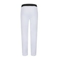 thumbnail image 3 of QATAINLAV Men's Casual Yoga Sweatpants Athletic Pants Baggy Open Bottom Lounge Pants Drawstring Elastic Waist Trousers with Pockets White L, 3 of 7