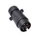 thumbnail image 1 of 7 Pin Plastic European Trailer Plug Tow Bar Electrics Connector 12V, 1 of 2