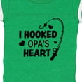thumbnail image 4 of Inktastic I Hooked Opa's Heart with Fishing Rod Boys or Girls Baby Bodysuit, 4 of 5