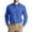 Royal Blue, variant on Hogleaql Long Sleeve Shirts for Men Big and Tall Stretch Dress Shirts Wrinkle Free Striped Polo Shirts with Pocket Fitted Summer Camisa De Vestir Para Hombre
