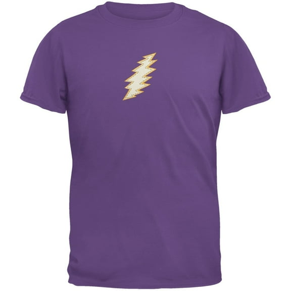 Stitched Bolt Purple Youth T-Shirt