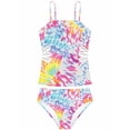 thumbnail image 4 of Bainana Little Girls 2 Pieces Swimwear Solid Color Sleeveless Suspender Tops And Bottoms Tankini Set Fashion Comfortable Little Girls Beach Pool Swimsuit Multicolour Size 5-6 Years, 4 of 6