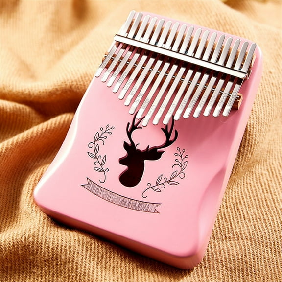 Kalimba 17 Keys Thumb Piano Tuner and Learning Guide Portable Thumb Piano, Musical Instrument