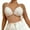 Gold, variant on SHITINN Womens Swim Tops 4 Set Crop Top Women's Rhinestones Crop Tank Top Sleeveless Fringe Shawl Wrap See Through Bikini Cover Up Mesh Body Chain
