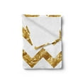 thumbnail image 2 of Abstract Soft Flannel Fleece Blanket, Horizontal Zigzag Pattern Chevron Minimalist Backdrop Simple Modern Design, Cozy Plush for Indoor and Outdoor Use, 60" x 80", Pale Coffee White, by Ambesonne, 2 of 5