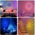 thumbnail image 4 of Luces Starburst con control remoto, cadena de luces LED navideñas con Bluetooth, fuegos artificiales LED para decoración de jardines interiores y exteriores, fiestas de bodas (A), 4 of 5