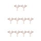thumbnail image 1 of Qarigey Anillo para pezones Piercings falsos de moda Adorno para el cuerpo Accesorios decorativos duraderos Joyas para pedantes para vestir Oro Oro rosa 5piezas, 1 of 6