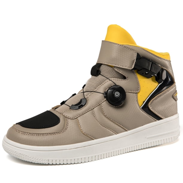 Botas de moto y zapatos de moto para todas las estaciones para hombre y mujer.,Amarillo,41