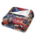 thumbnail image 3 of Manta de Lightning McQueen, manta de tela de superficie vertical súper suave de varios tamaños, acogedora y cálida, adecuada para cama, sofá, campamento, viajes, para todas las estaciones, liviana y, 3 of 8