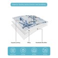 thumbnail image 4 of Full Size Quilt Bedding Set, Blue Starfish Coastal Reversible Summer Quilt 3 Pieces, Summer Beach Coral Conch Shell Lightweight Bedspreads Coverlets with 2 Pillow Shams for All Seasons, 4 of 5