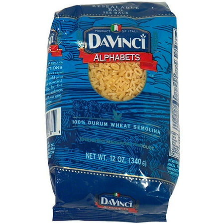 DaVinci Alphabet Macaroni, 12 oz (Pack of 12) - Walmart.com