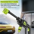 thumbnail image 7 of 24V Cordless High Pressure Washer,Portable Power Washer with Rechargeable Battery 6-in-1 Nozzle,Handheld High-Pressure Car Washer Gun,2 Batteries,12M Long Range,Suitable for Car Washing, 7 of 7