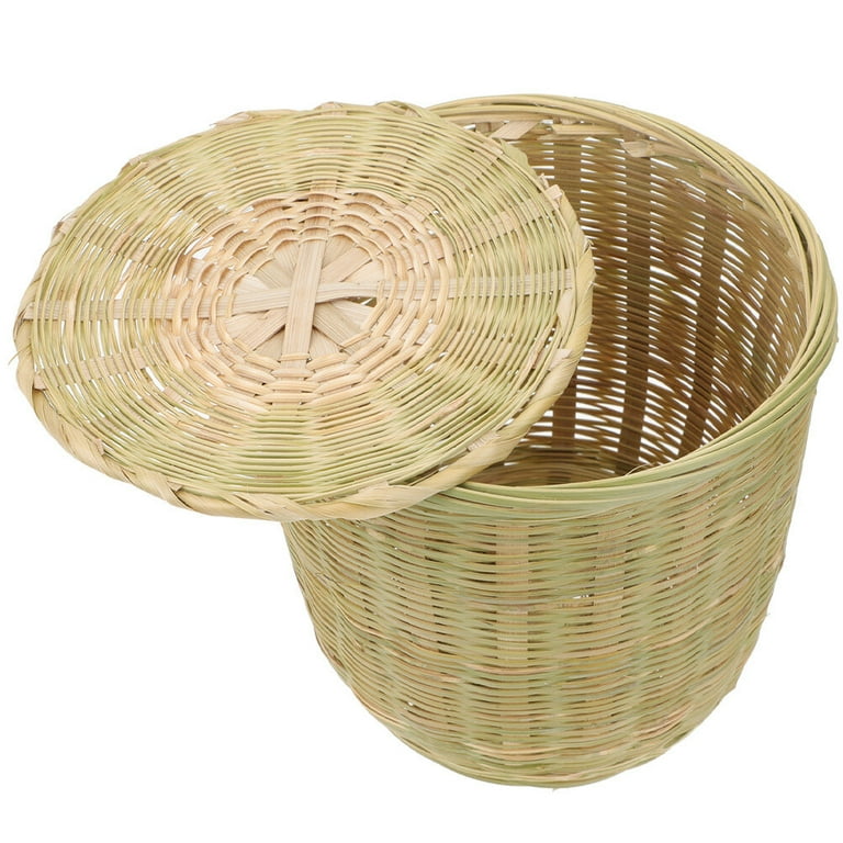 Kitchen Bamboo Woven Basket Versatile Vegetable Storage