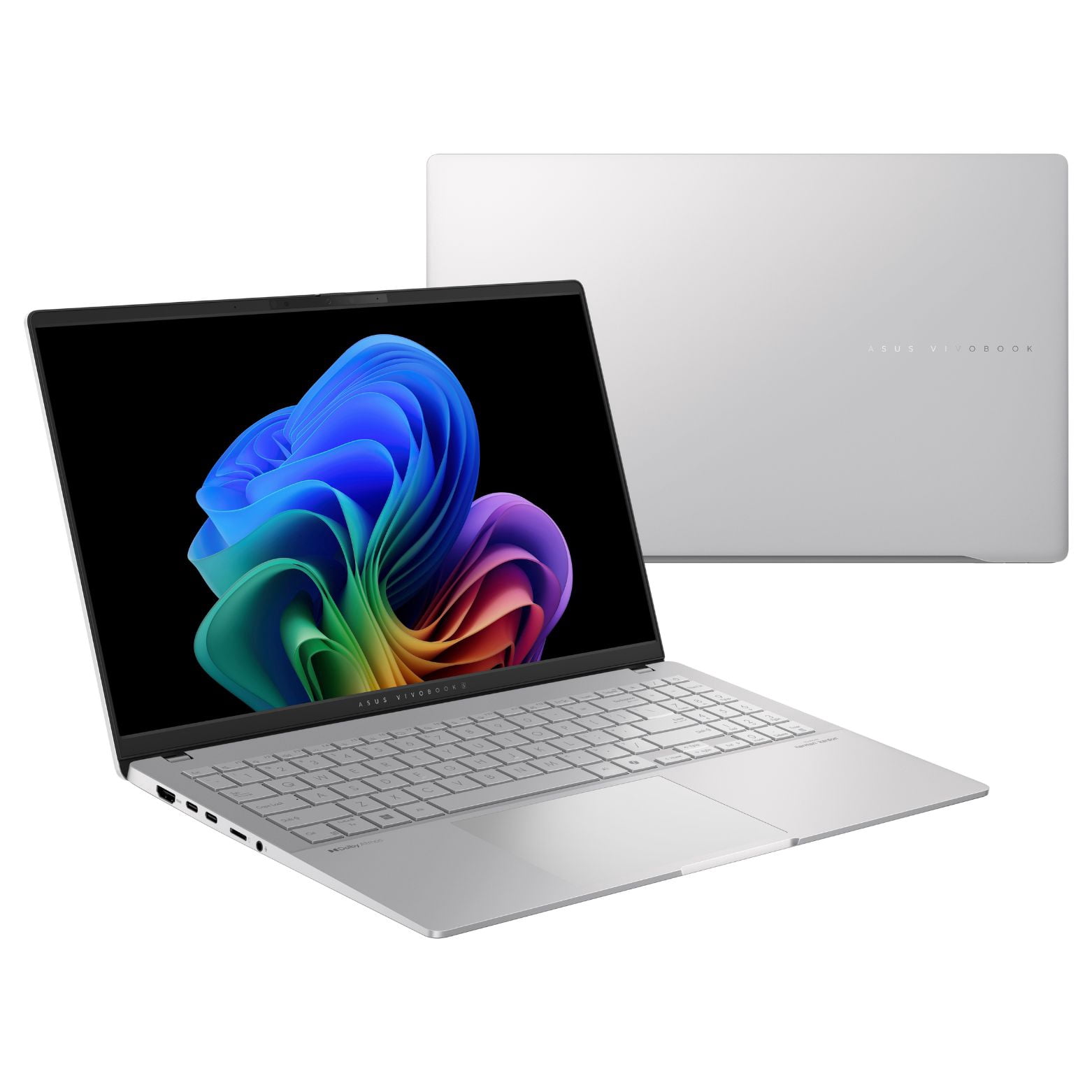 ASUS Vivobook S 15 15.6" 3K OLED Snapdragon X Elite X1E 78 100 16GB 512GB SSD Qualcomm Adreno Windows 11 Home Laptop Silver - S5507QA-CB91-CB