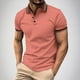 thumbnail image 2 of Camisas de Manga Larga para Hombres Pullover Impresión Botón Turndown Collar Blusa, Tela Suave Transpirable para Invierno Casual, 2 of 9