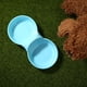 thumbnail image 4 of Plato doble para perros y gatos comedero de agua para cachorros platos para beber para mascotas (azul) JShteea Libre de BPA, 4 of 6