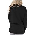 thumbnail image 3 of Lenago Women's Long Sleeve Casual Sweatshirt Pullover Loose Tunic Shirts Blouse Tops O-Neck Solid With Pocket S-2XL, 3 of 7