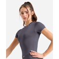 thumbnail image 2 of TriDri TD653 Women's Luxe Fitted Tee-Charcoal-L, 2 of 4