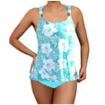 thumbnail image 2 of Haivin Women's Printed Tankini Swimsuit with Wide Straps, Quick-Dry Two-Piece for Beach and Vacation, 2 of 5