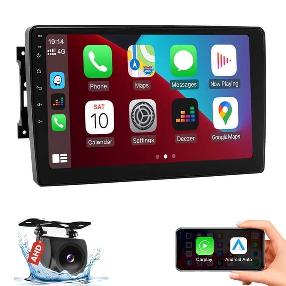 Car Stereo Radio for Jeep Wrangler/Cirrus/Patriot/Liberty/Wrangler 2007-2017, for Dodge Avenger/Ram/Challenger/Charger 2007-2014, for Chrysler Sebring/Cirrus 2007-2016 with CarPlay Android Auto