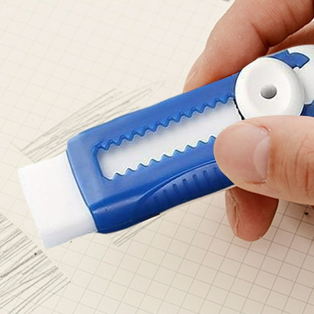 Gomme Rétractable à Pousser et Tirer pour un Effaçage de Précision Sans Crumble Design Idéal pour l'École des Étudiants
