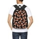 thumbnail image 4 of Disketp Brown Football On Black Mochila Minimalista de Gran Capacidad, Mochila de Viaje para Escuela, Trabajo o Uso Diario, 4 of 6