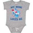 thumbnail image 3 of Inktastic My Noni Loves me with Owl Boys or Girls Baby Bodysuit, 3 of 5