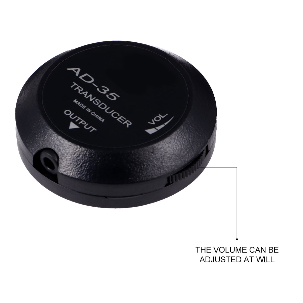 Raindrops High Sensitivity Acoustic Pickup for Ukulele - Plastic Material, Easy to Install, 1 Set, Enhanced Sound Quality