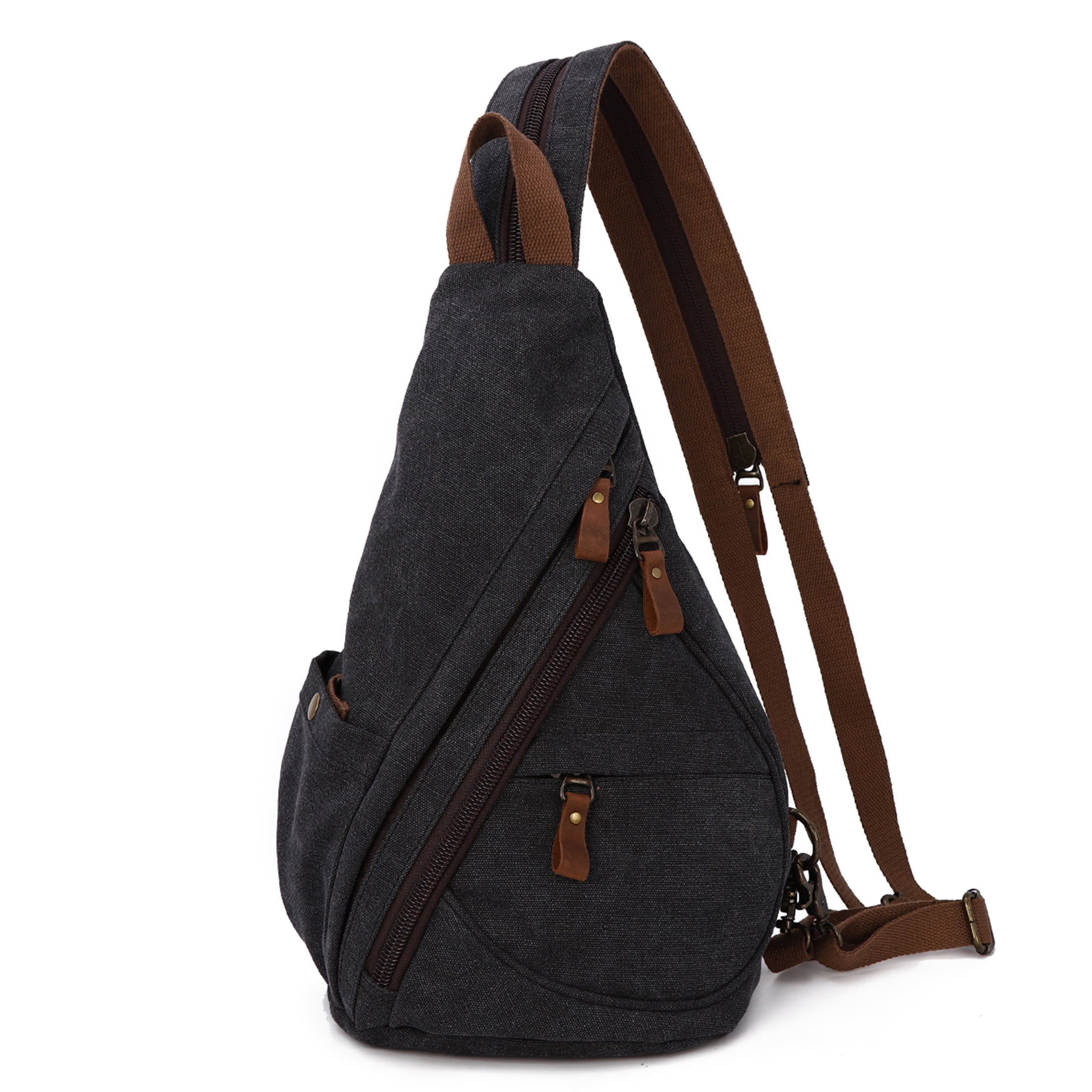 KL928 Canvas Sling Bag for Women Sling Backpack Crossbody Shoulder Bag ...