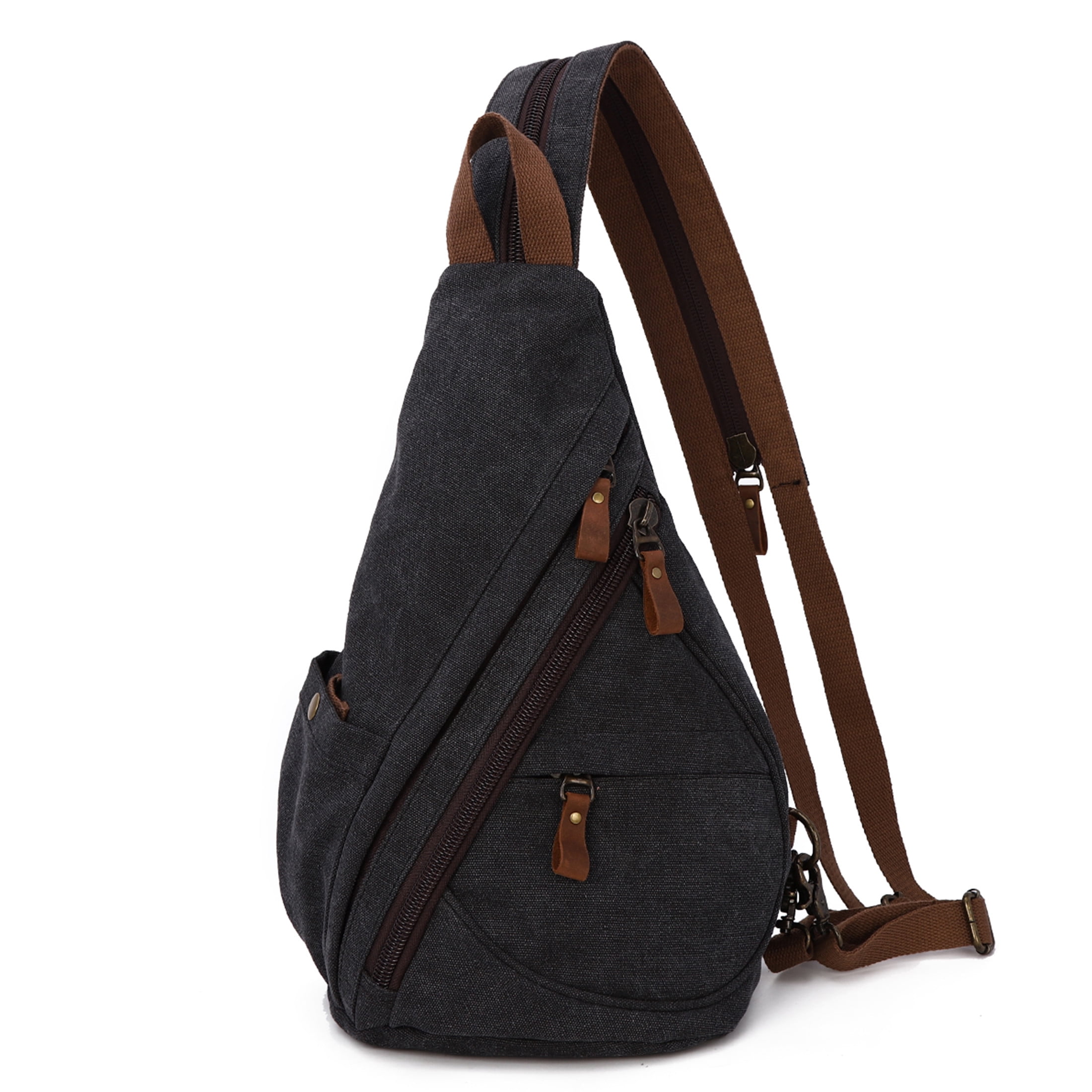 KL928 Canvas Sling Bag for Women Sling Backpack Crossbody Shoulder Bag
