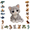 Cat, variant on chaungfeng 3D DIY Beading Kit, Cute Sea Animal Shaped Bead Craft Set, Complete with Colorful Beads and Instructions, Fun Relaxing Handmade Project for Adults (Dolphin)