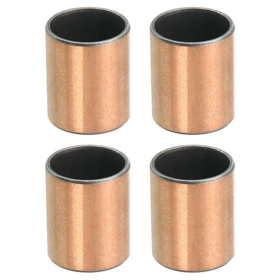 Uxcell 4 Pcs Sleeve Bearing 5/8" Bore x 23/32" OD x 7/8" Length Plain Bearings Wrapped Oilless Bushings Self-Lubricating Bushings for Sliding Parts of Machinery