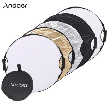 Andoer 60cm 5in1 Round Collapsible Multi-Disc Portable Circular Photo Photography Studio Video Light