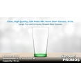 thumbnail image 4 of 10 ARC Nonic Beer Glasses Set, 19 oz. - Clear, Pub, USA made - Green, 4 of 5