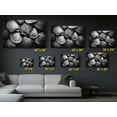 thumbnail image 5 of Black and White Sea Shells Canvas Wall Art - High-Quality Coastal Print - Handcrafted Modern Decor - Stylish Wall Art - Gift for Home or Office, 5 of 7