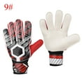 thumbnail image 2 of Football Goal Keeper Gloves, Goalkeeper Gloves Comfortable Long Hook And Loop Adjustable Safe  For Adult Red 9#, 2 of 8