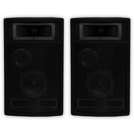 Acoustic Audio PA-500X Passive 800 Watt 3-Way Speaker Pair DJ PA Karaoke Studio Speakers