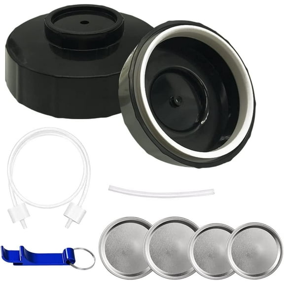 Mason Jar Sealer Kit For Foodsaver Vacuum Sealer Electric Vacuum Pump Food Vacuum Sealer Food Jar Protector Vacuum Seal Kit for Wide Mouth and Regular Mouth Mason Jars