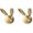 Small-Gold, variant on RVKXHD 2 Pack Bunny-Shaped Decorative Wall Hooks, Cute Zinc Alloy Hangers for Coats, Towel, Keys, Bag, Robes, Heavy Duty Rabbit Design Mounted Holder for Bathroom