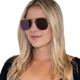 thumbnail image 5 of Fifth & Ninth Unisex Metal Double-Bridge Aviator Polarized Sunglasses | Walker, 5 of 5