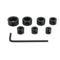 thumbnail image 2 of FAGINEY 8pcs/Set 3 TO 12mm Drill Bit Locator Depth Stop Collars Ring Positioner With Hex Wrench Step Screw Extractor, 2 of 8