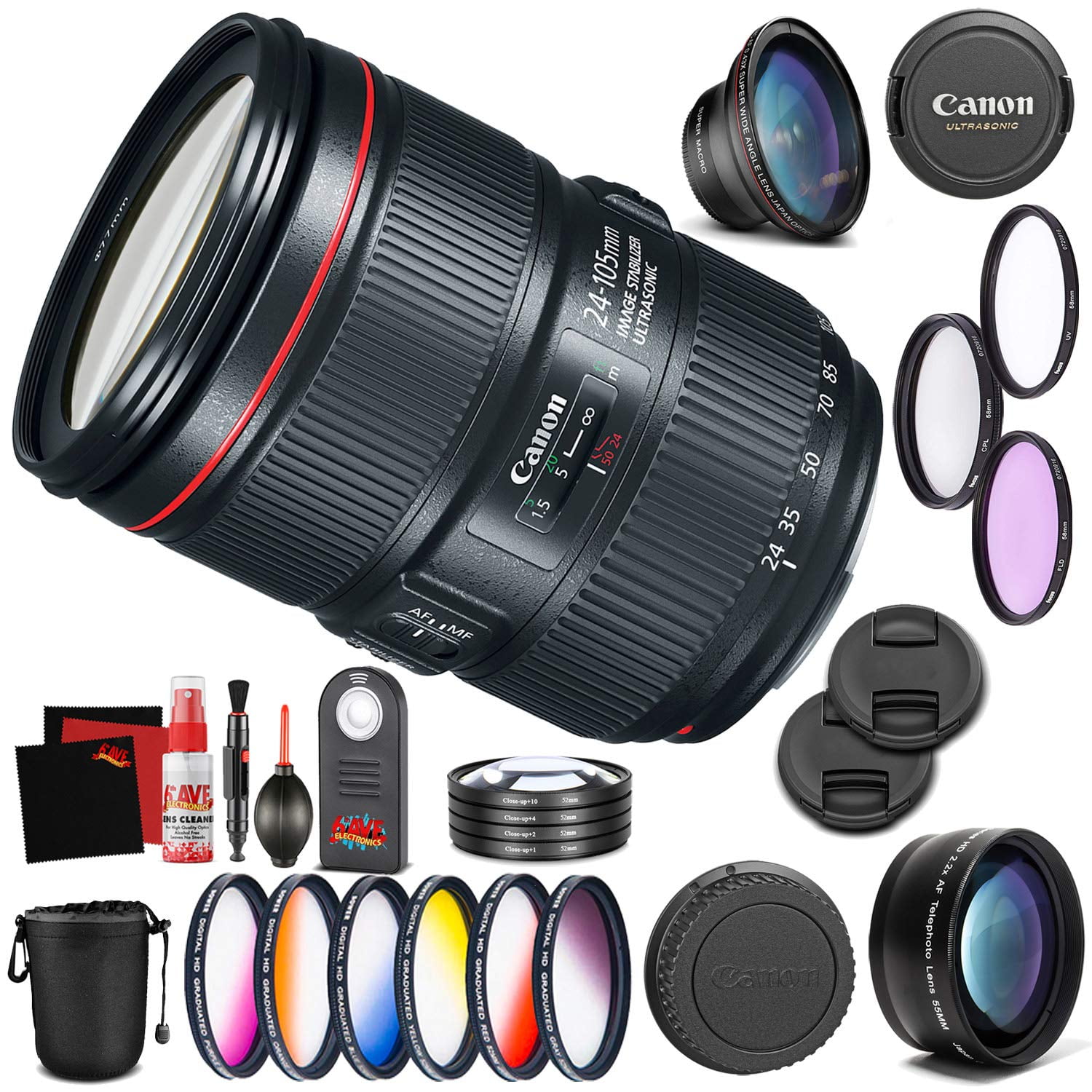 【※期間限定】Canon EF24-105mm F4L IS II USM Canon EF 24-105mm f/4L IS II USM 1380C002 Full-Frame Zoom