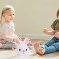 thumbnail image 3 of SWETRACE 1Pack Plush Bunny Stuffed Rabbit Toy White PP Cotton Children Home Decoration 11.8X8.7X6.7in, 3 of 5