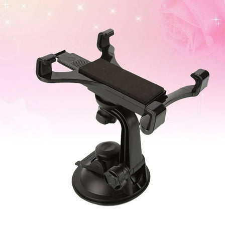 KONTONTY Back to School Tablet Holders for Your Car Suction Cup Black 1Pcs